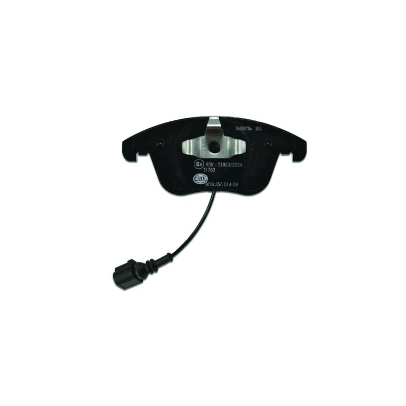 Jeu de 4 plaquettes de frein avant HELLA 8DB 355 014-031 - Visuel 1