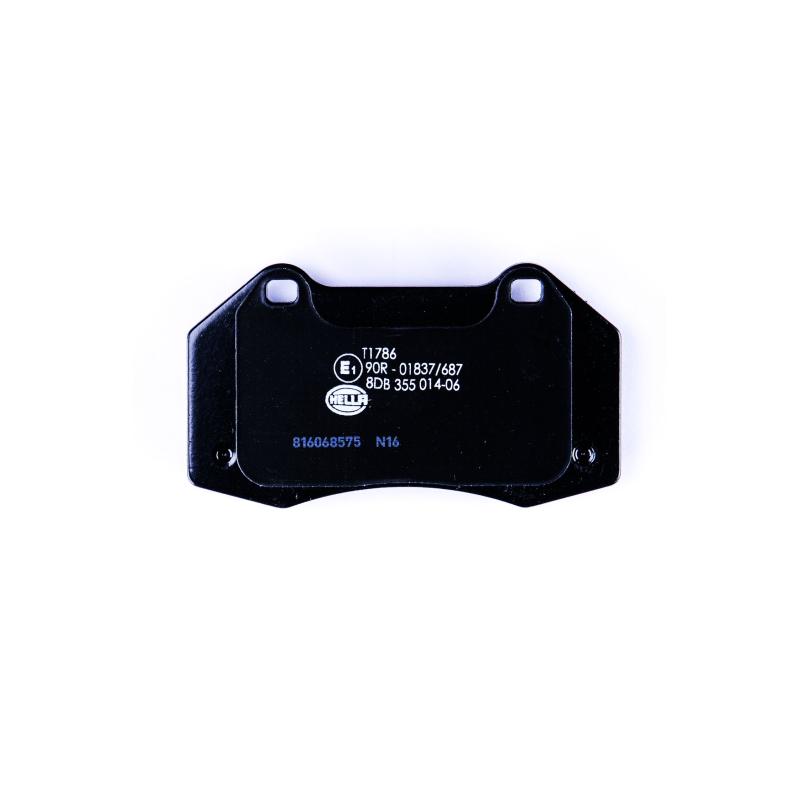 Jeu de 4 plaquettes de frein avant HELLA 8DB 355 014-061 - Visuel 1