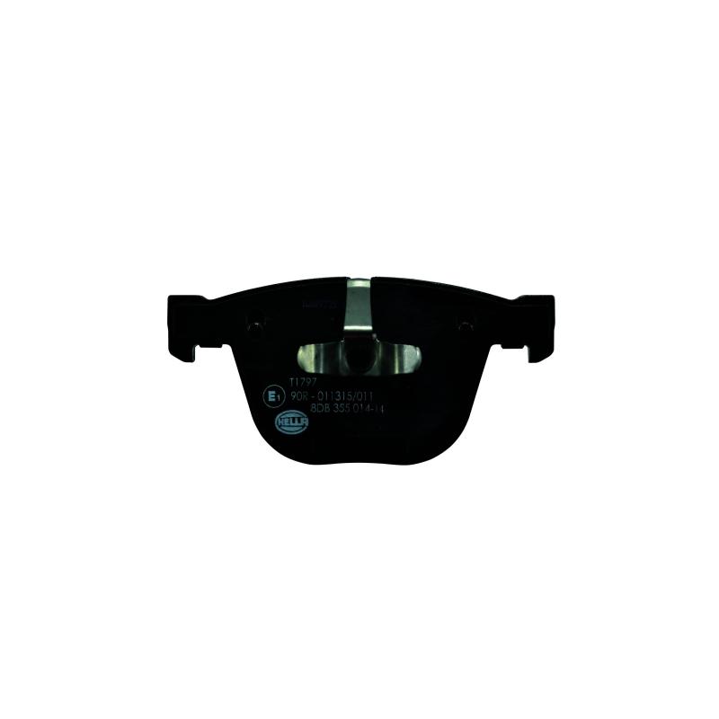 Jeu de 4 plaquettes de frein arrière HELLA 8DB 355 014-141 - Visuel 1