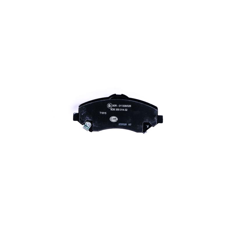 Jeu de 4 plaquettes de frein avant HELLA 8DB 355 014-321 - Visuel 1