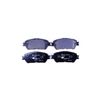 Jeu de 4 plaquettes de frein avant HELLA OEM 446533340