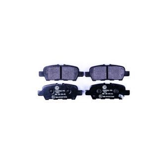 Jeu de 4 plaquettes de frein arrière HELLA OEM D40603TA3A