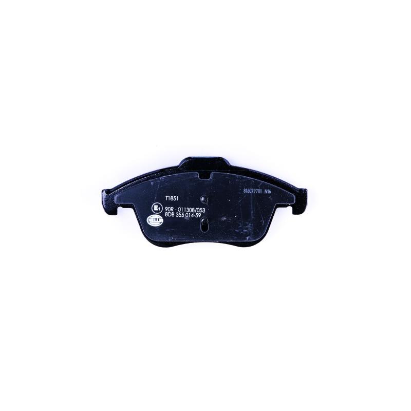 Jeu de 4 plaquettes de frein avant HELLA 8DB 355 014-591 - Visuel 1