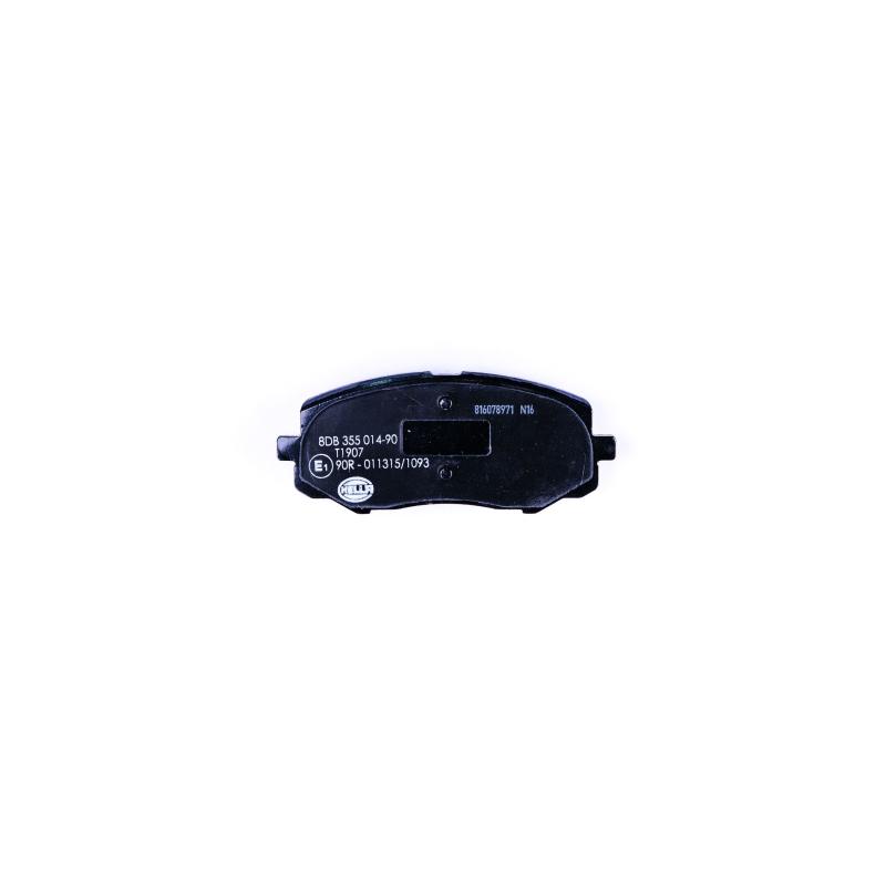 Jeu de 4 plaquettes de frein avant HELLA 8DB 355 014-901 - Visuel 1