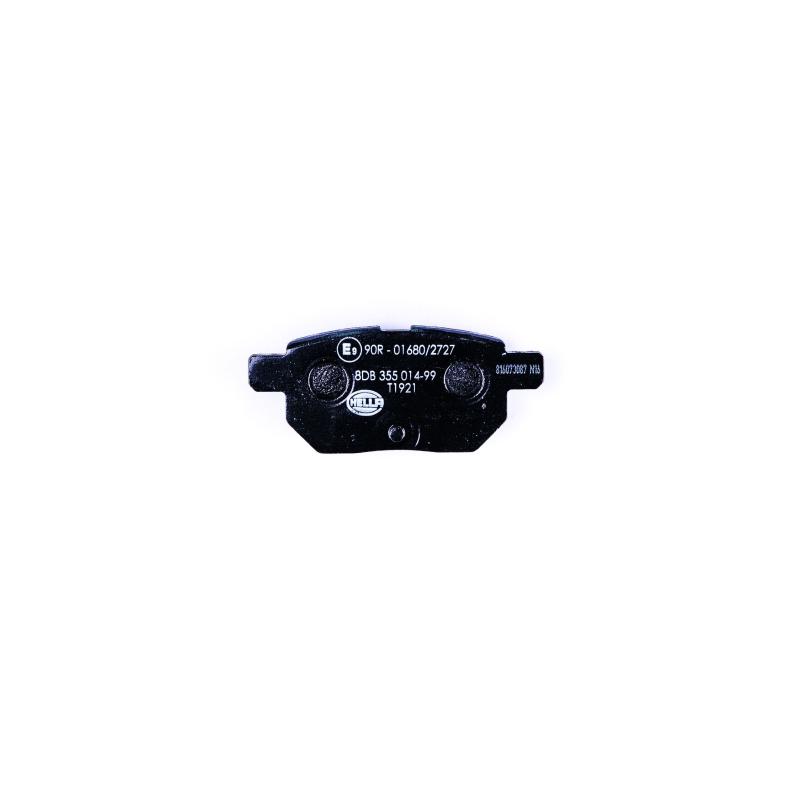 Jeu de 4 plaquettes de frein arrière HELLA 8DB 355 014-991 - Visuel 1