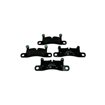 Jeu de 4 plaquettes de frein arrière HELLA OEM JZW698451R