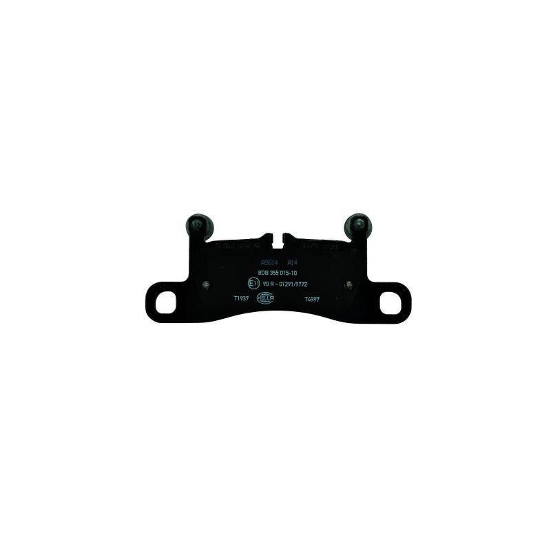 Jeu de 4 plaquettes de frein arrière HELLA 8DB 355 015-101 - Visuel 1