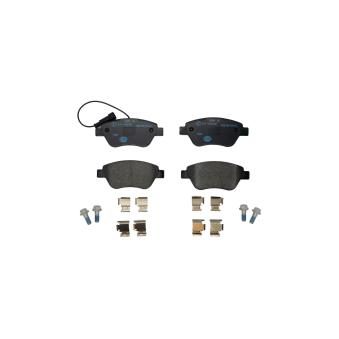 Jeu de 4 plaquettes de frein avant HELLA OEM 425406