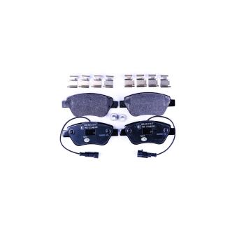 Jeu de 4 plaquettes de frein avant HELLA OEM 77364874