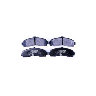Jeu de 4 plaquettes de frein avant HELLA OEM 410606F625