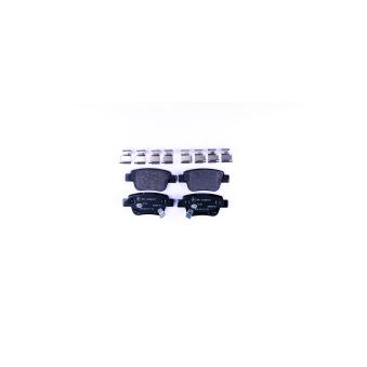 Jeu de 4 plaquettes de frein arrière HELLA OEM 0446605010