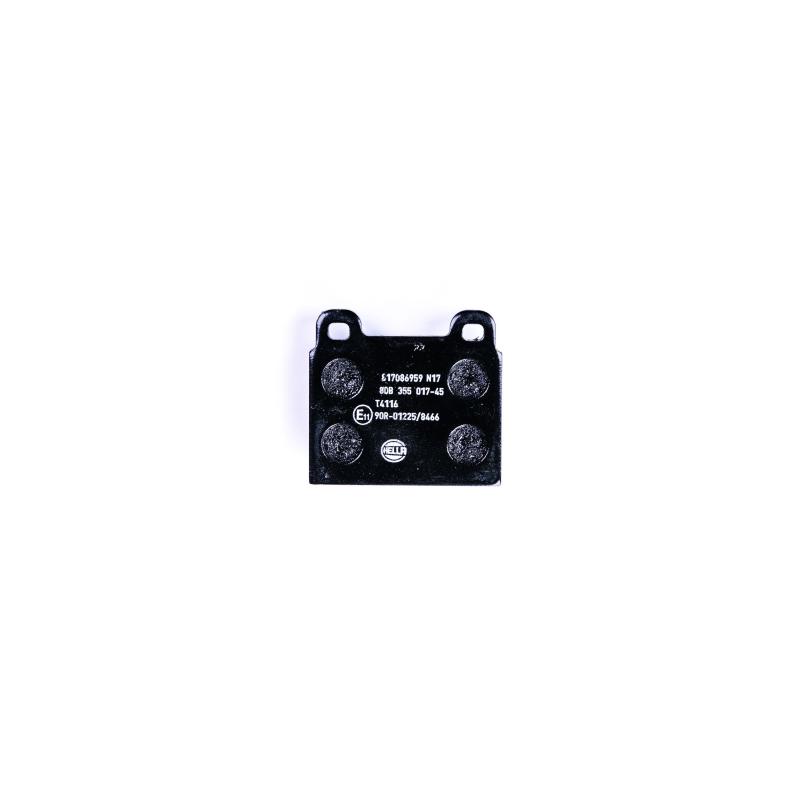 Jeu de 4 plaquettes de frein avant HELLA 8DB 355 017-451 - Visuel 1