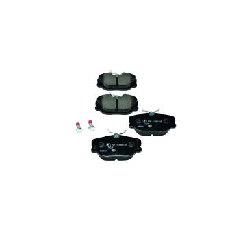Jeu de 4 plaquettes de frein avant HELLA OEM 4004123