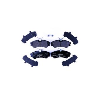 Jeu de 4 plaquettes de frein avant HELLA OEM 701698151C