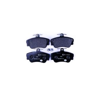 Jeu de 4 plaquettes de frein avant HELLA OEM 3344061 Jeu de 4 plaquettes de frein avant HELLA OEM 3344061