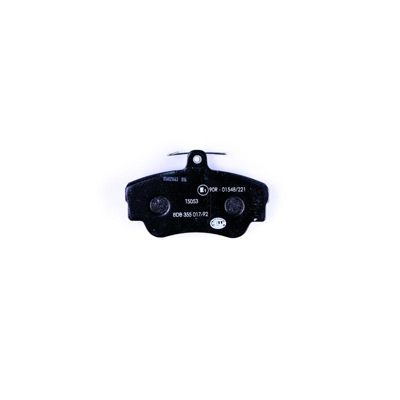 Jeu de 4 plaquettes de frein avant HELLA 8DB 355 017-921 - Visuel 1
