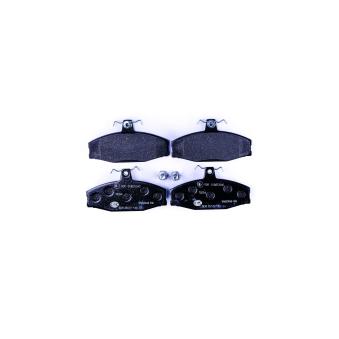 Jeu de 4 plaquettes de frein avant HELLA OEM 6U0698151F