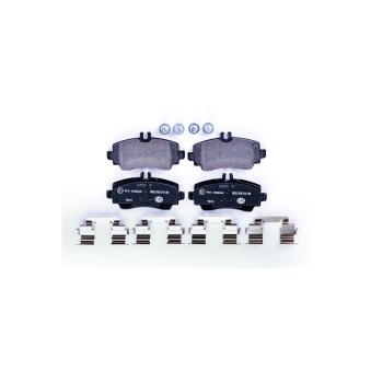 Jeu de 4 plaquettes de frein avant HELLA OEM A1684200820