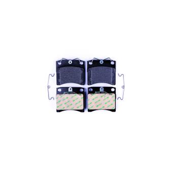 Jeu de 4 plaquettes de frein avant HELLA OEM 701698151G