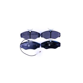 Jeu de 4 plaquettes de frein avant HELLA OEM 6025370851 Jeu de 4 plaquettes de frein avant HELLA OEM 6025370851