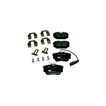 Jeu de 4 plaquettes de frein arrière HELLA OEM 7D0698451A