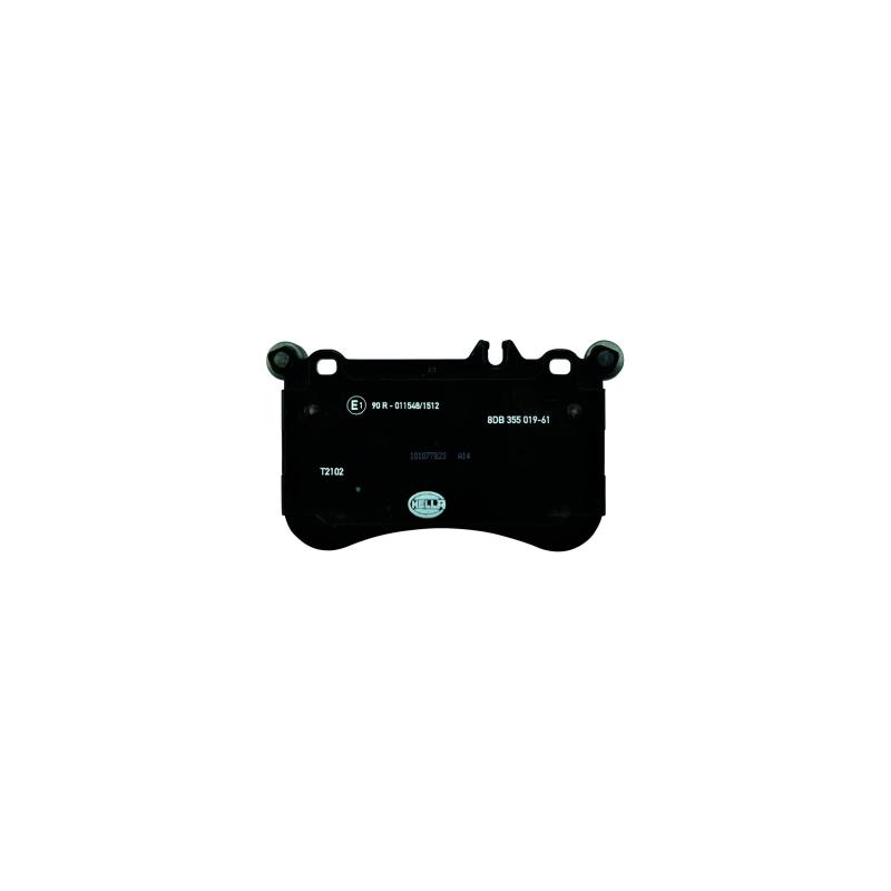 Jeu de 4 plaquettes de frein avant HELLA 8DB 355 019-611 - Visuel 1