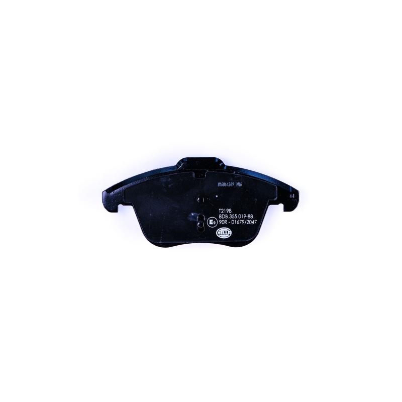 Jeu de 4 plaquettes de frein avant HELLA 8DB 355 019-881 - Visuel 1