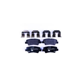 Jeu de 4 plaquettes de frein arrière HELLA OEM 58302F0A00