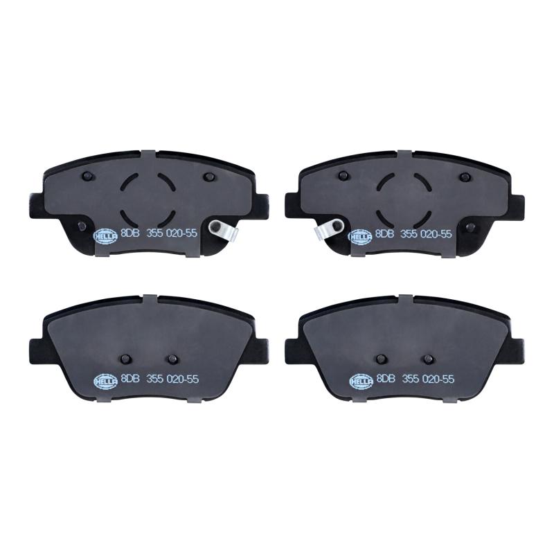Jeu de 4 plaquettes de frein avant HELLA 8DB 355 020-551 - Visuel 2