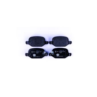 Jeu de 4 plaquettes de frein arrière HELLA OEM 77366456