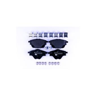 Jeu de 4 plaquettes de frein arrière HELLA OEM 95525386