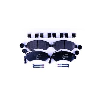 Jeu de 4 plaquettes de frein avant HELLA OEM 425376