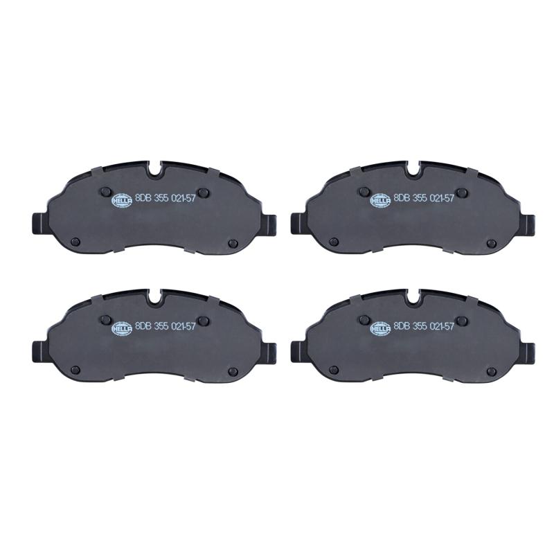 Jeu de 4 plaquettes de frein avant HELLA 8DB 355 021-571 - Visuel 1