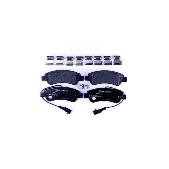 Jeu de 4 plaquettes de frein arrière HELLA OEM 1614412180 Jeu de 4 plaquettes de frein arrière HELLA OEM 1614412180