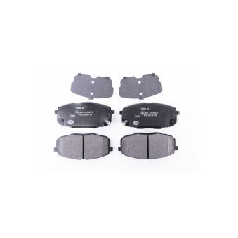 Jeu de 4 plaquettes de frein avant HELLA OEM 581011MA00