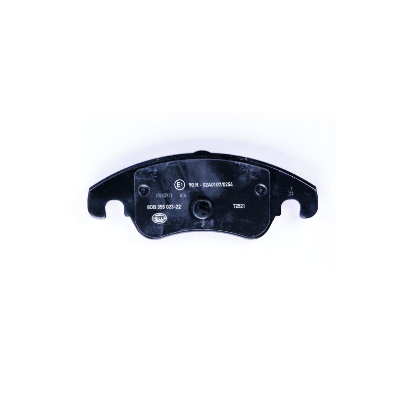 Jeu de 4 plaquettes de frein avant HELLA 8DB 355 023-221 - Visuel 1
