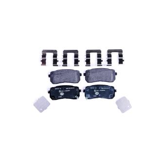 Jeu de 4 plaquettes de frein arrière HELLA OEM 58302C5A70