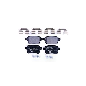 Jeu de 4 plaquettes de frein arrière HELLA OEM 95517078