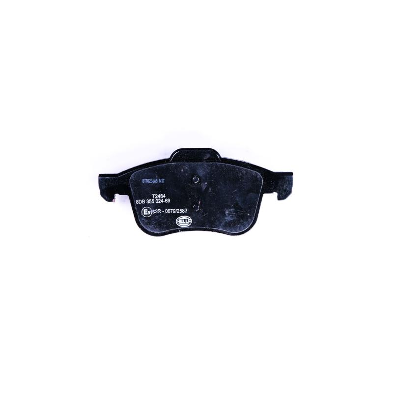Jeu de 4 plaquettes de frein avant HELLA 8DB 355 024-691 - Visuel 1