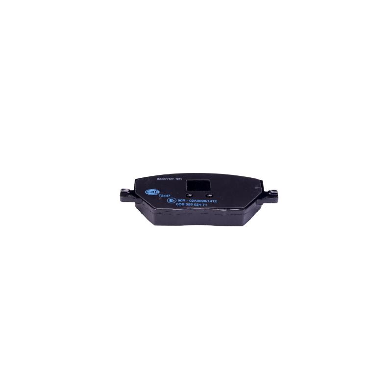 Jeu de 4 plaquettes de frein avant HELLA 8DB 355 024-711 - Visuel 2