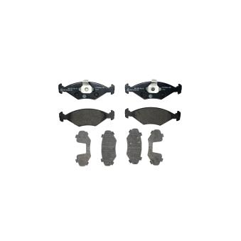 Jeu de 4 plaquettes de frein avant HELLA 8DB 355 024-761 pour VOLVO C30 1.2 - 60cv
