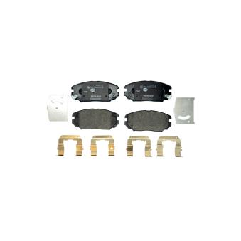 Jeu de 4 plaquettes de frein avant HELLA OEM 581013KA30