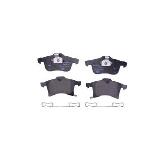 Jeu de 4 plaquettes de frein avant HELLA OEM 93189698