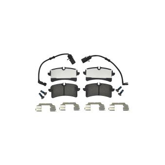 Jeu de 4 plaquettes de frein arrière HELLA OEM 4H0698451P