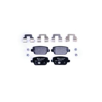 Jeu de 4 plaquettes de frein arrière HELLA OEM 1438867