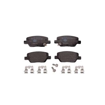 Jeu de 4 plaquettes de frein arrière HELLA OEM 77367717