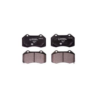 Jeu de 4 plaquettes de frein avant HELLA [8DB 355 025-871]
