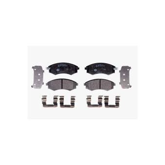 Jeu de 4 plaquettes de frein avant HELLA OEM 5810139A10