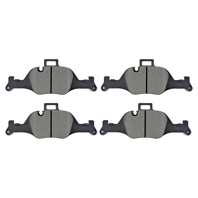 Jeu de 4 plaquettes de frein avant HELLA 8DB 355 036-531 - Visuel 2