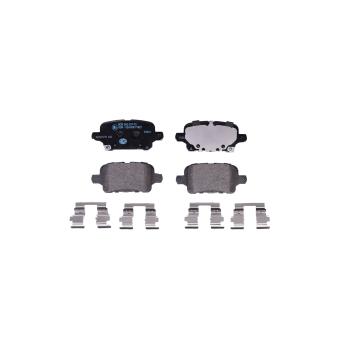 Jeu de 4 plaquettes de frein arrière HELLA OEM 13527902